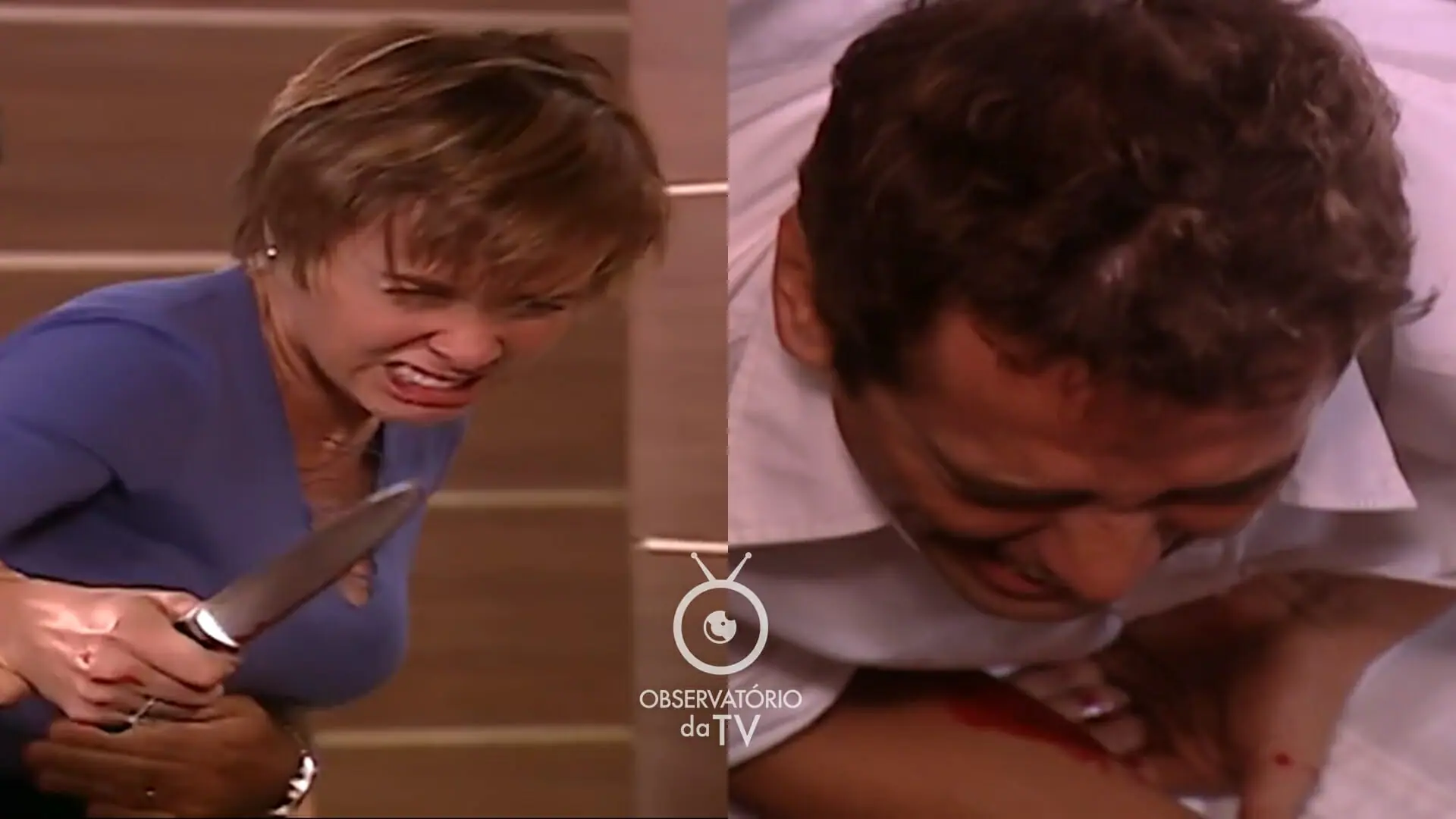 Heloísa (Giulia Gam) e Sérgio (Marcello Antony) de Mulheres Apaixonadas