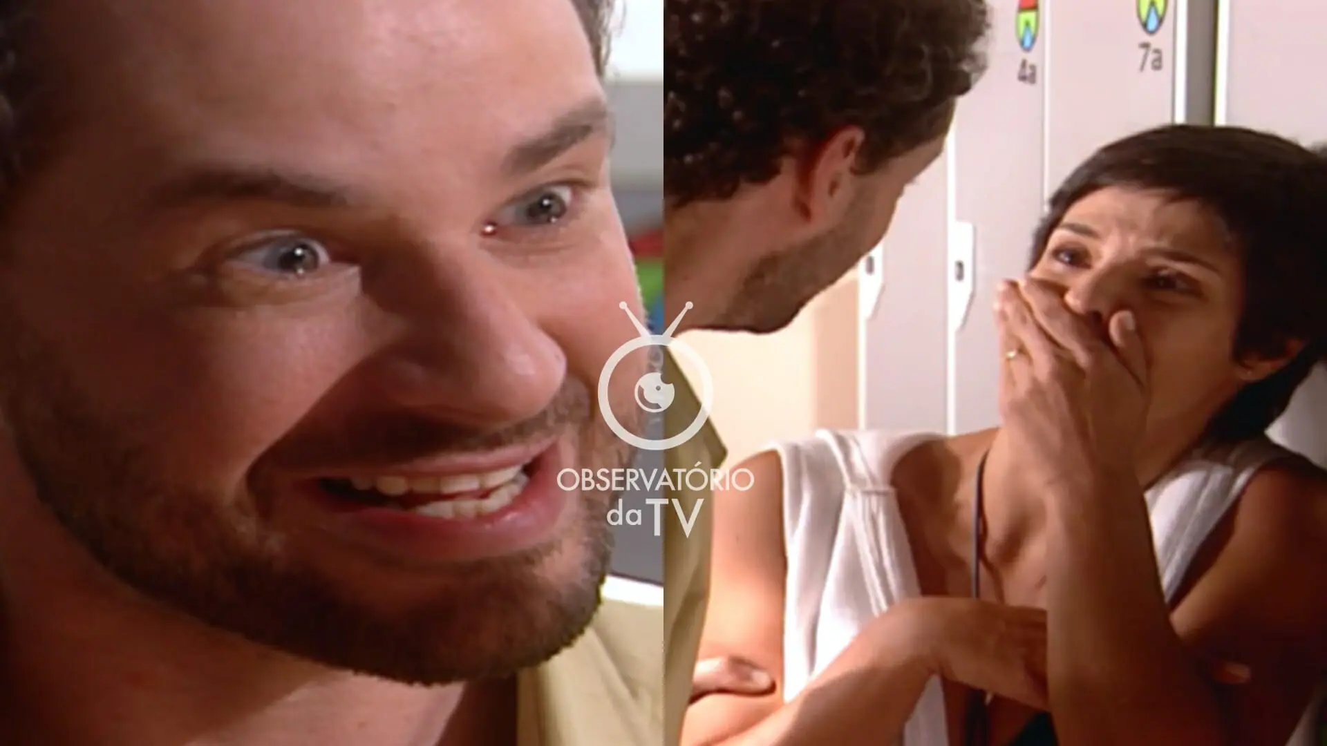 Marcos (Dan Stulbach) e Raquel (Helena Ranaldi) de Mulheres Apaixonadas