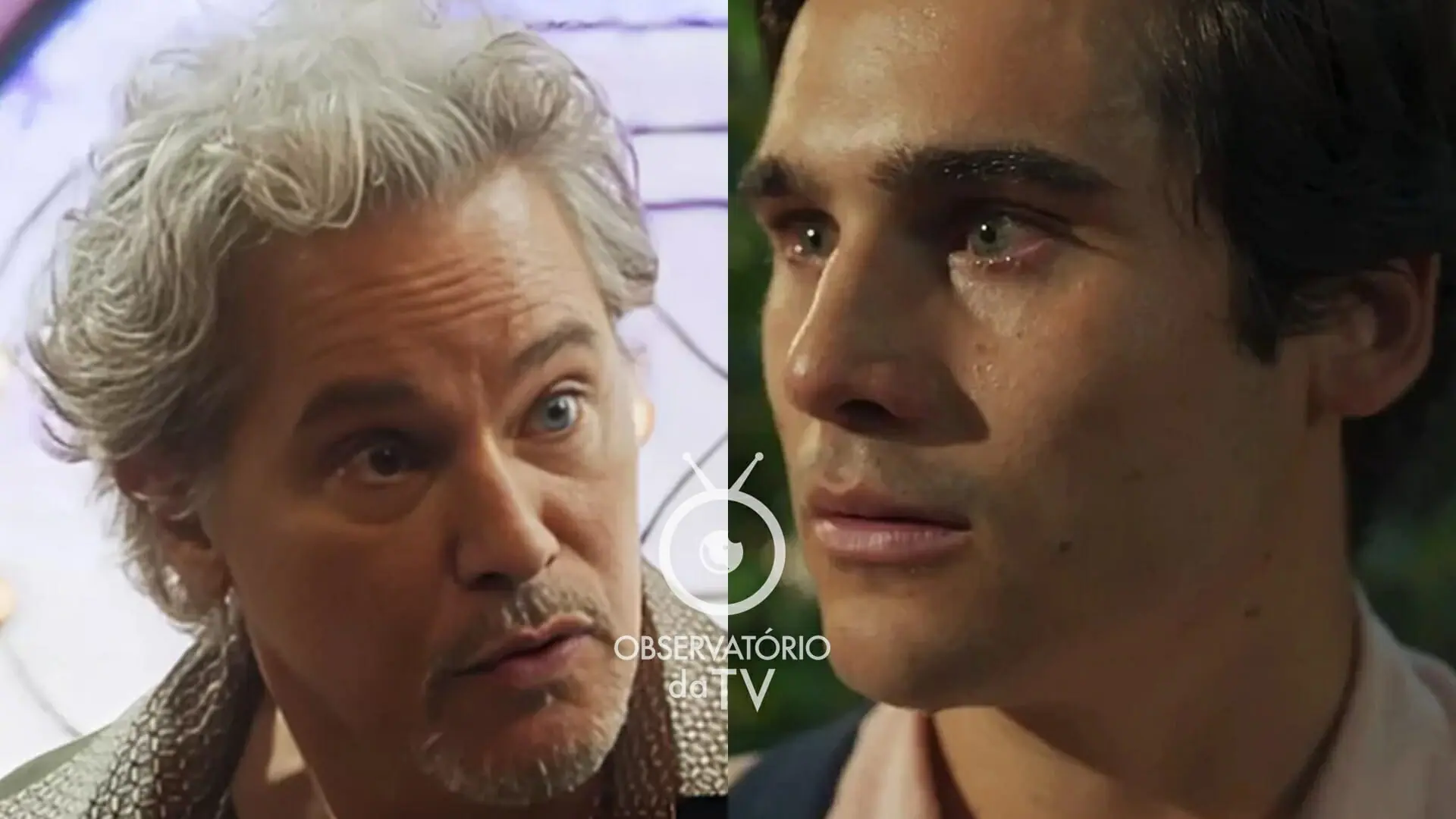 Nero (Edson Celulari) e Miguel (Nicolas Prattes) de Fuzuê