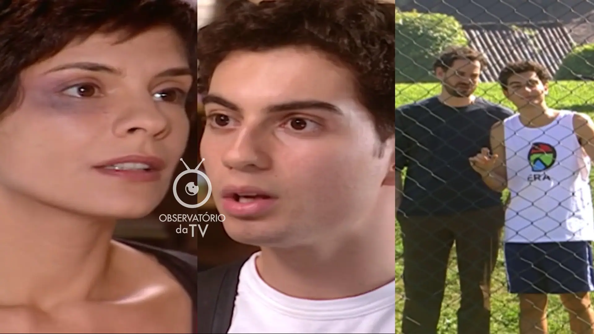 Raquel (Helena Ranaldi), Fred (Pedro Furtado) e Marcos (Dan Stulbach) de Mulheres Apaixonadas