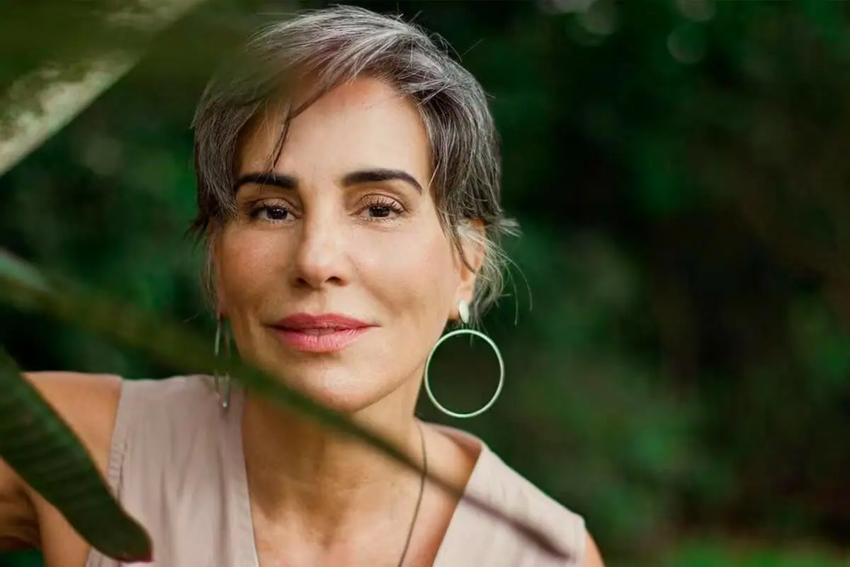 A atriz Glória Pires