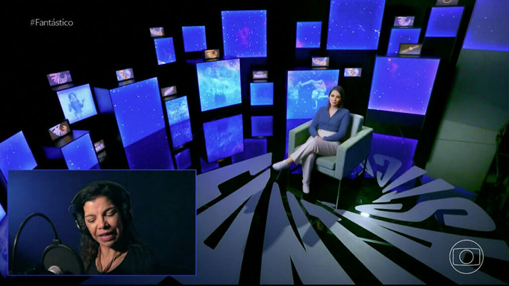 Helen Britto dubla Eva Byte no Fantástico