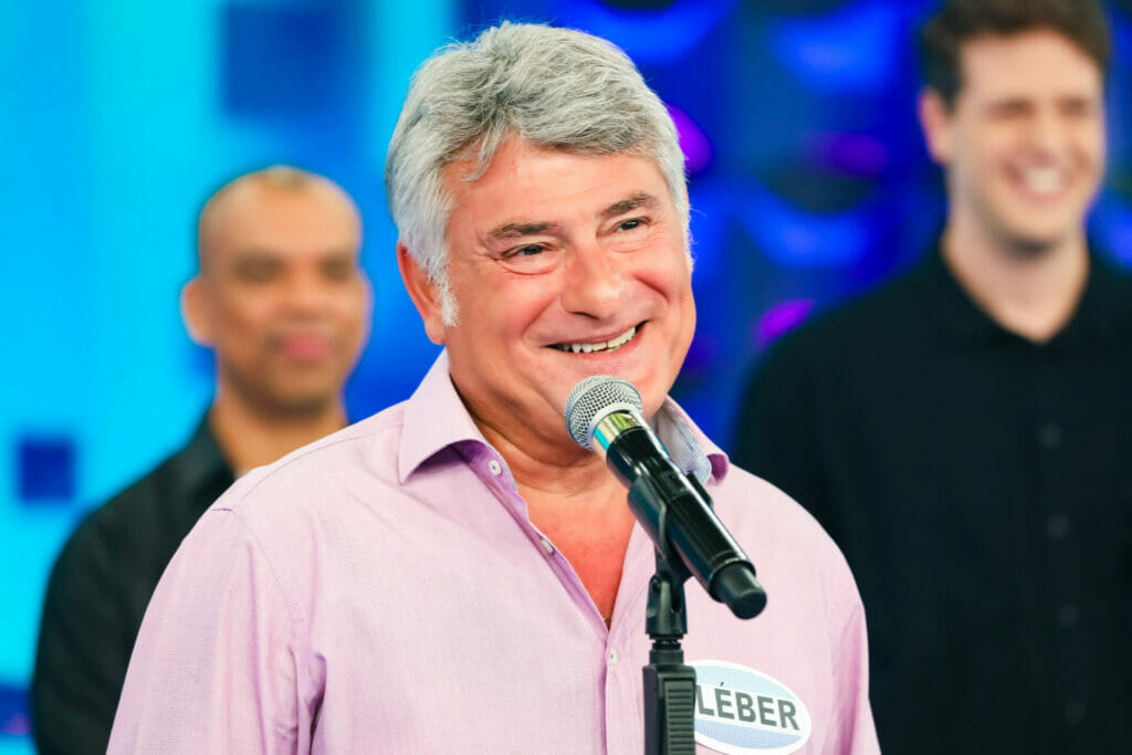 Cleber Machado no Programa Silvio Santos