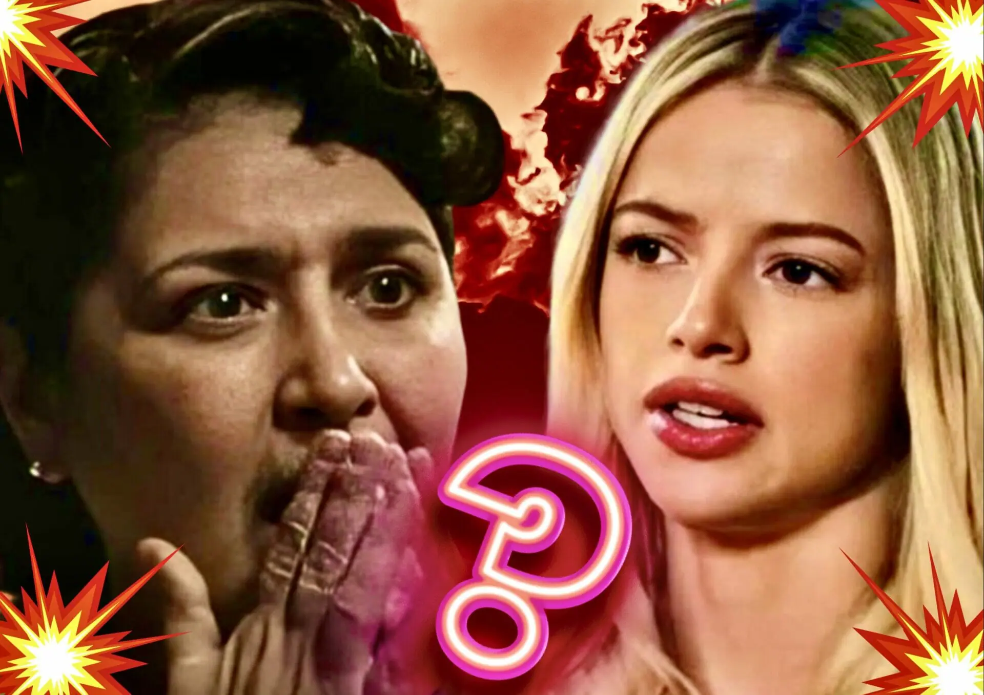 Angelina (Inez Viana) e Graça (Agatha Moreira) em Terra e Paixão