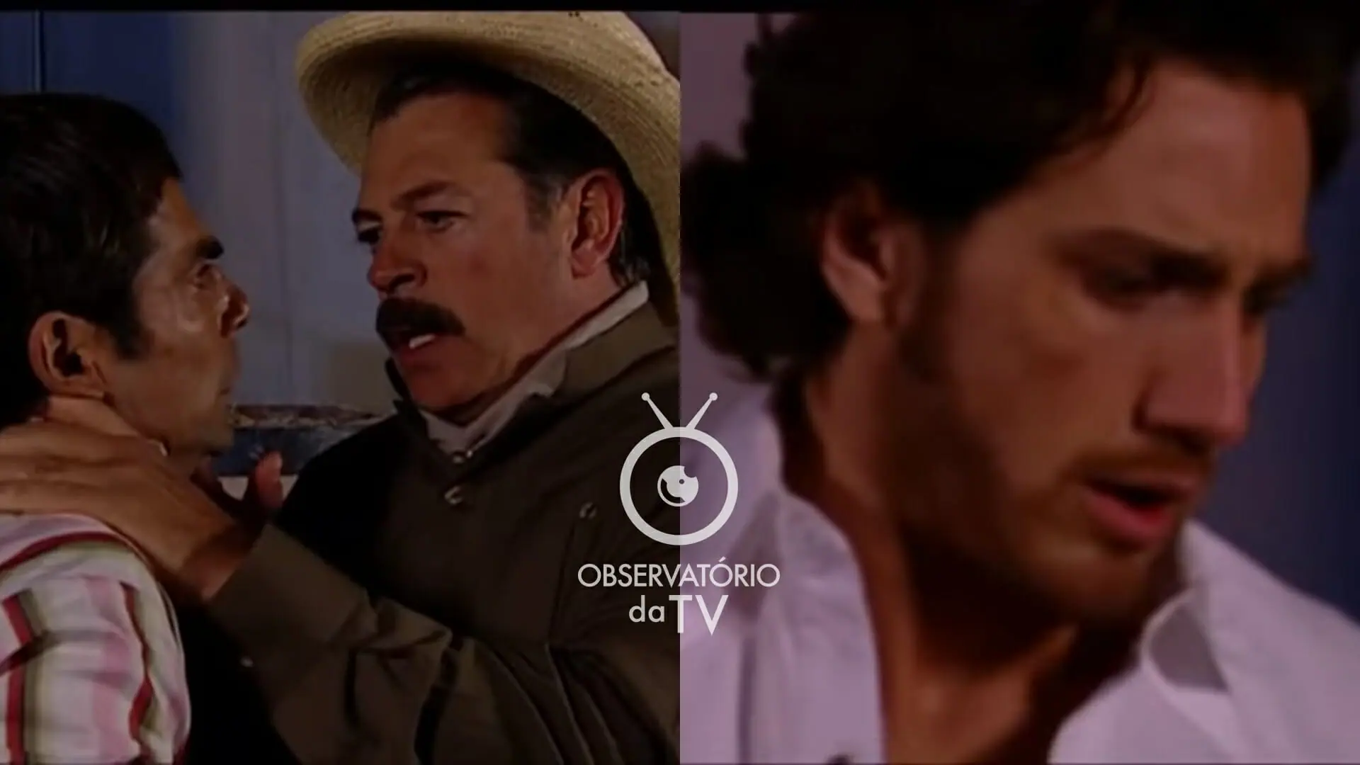 Carmelo (Armando Araiza), Ramiro (Sergio Goyri) e Juliano (Eugenio Siller) de Meu Pecado
