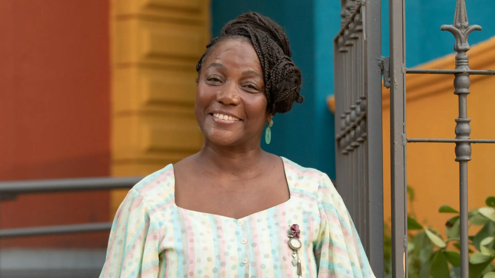 Celeste (Cyda Moreno) em Amor Perfeito