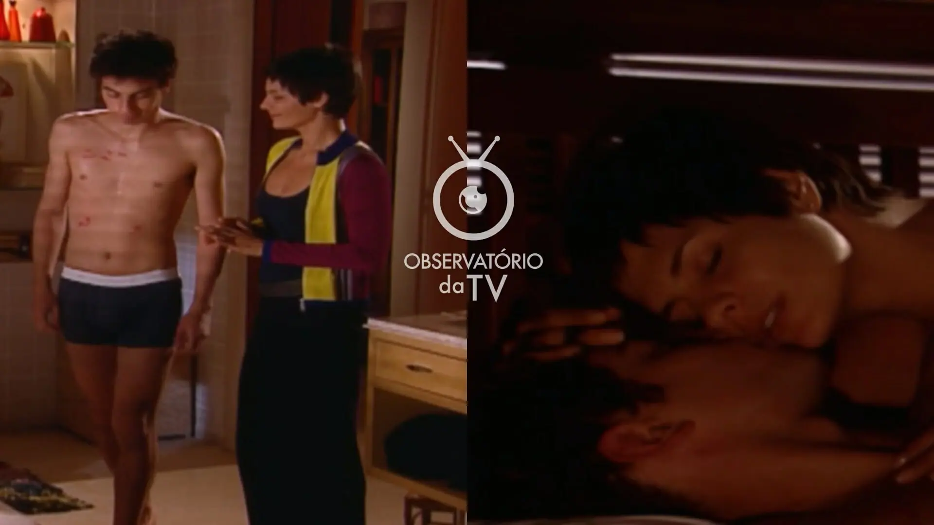 Fred (Pedro Furtado) e Raquel (Helena Ranaldi) de Mulheres Apaixonadas