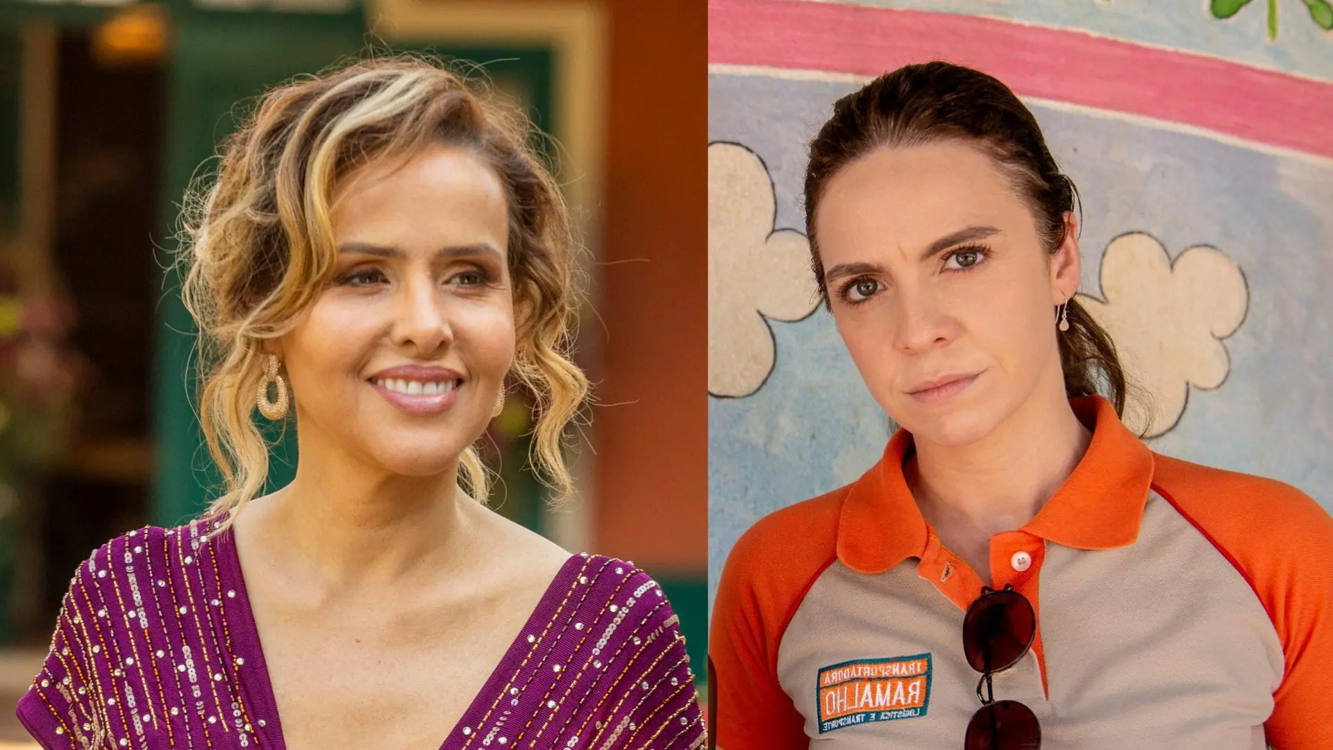 Gladys (Leona Cavalli) e Mara (Renata Gaspar) em Terra e Paixão