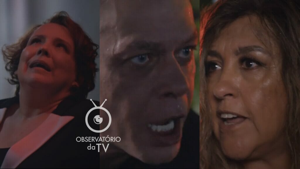 Guiomar (Ana Beatriz Barbosa), Humberto (Fábio Assunção) e Zoé (Regina Casé) de Todas as Flores
