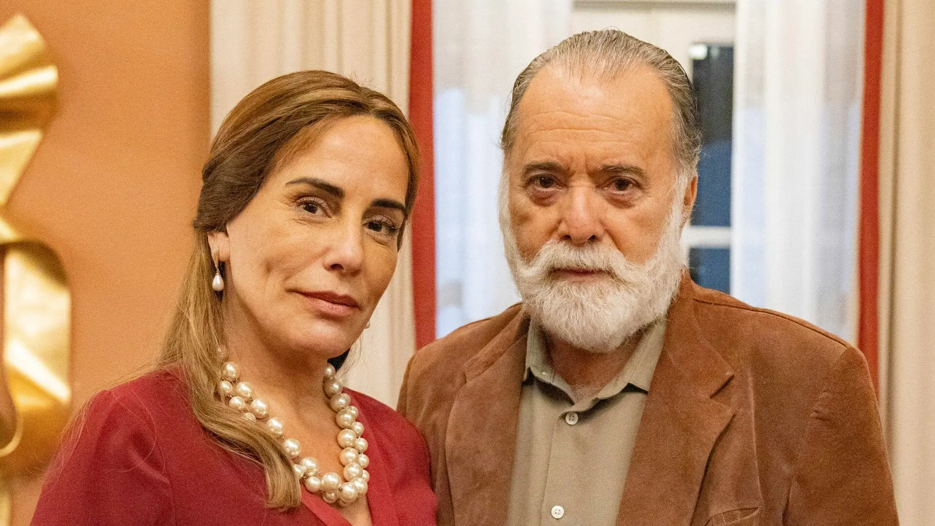 Irene (Gloria Pires) e Antônio (Tony Ramos) em Terra e Paixão