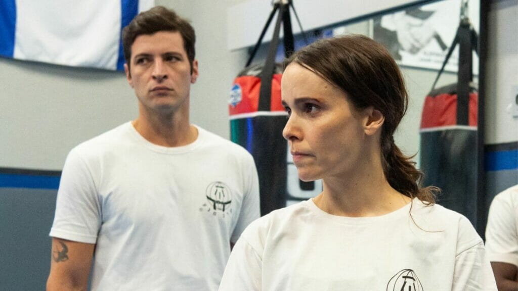 Lucinda (Débora Falabella) e Marino (Leandro Lima) em Terra e Paixão 