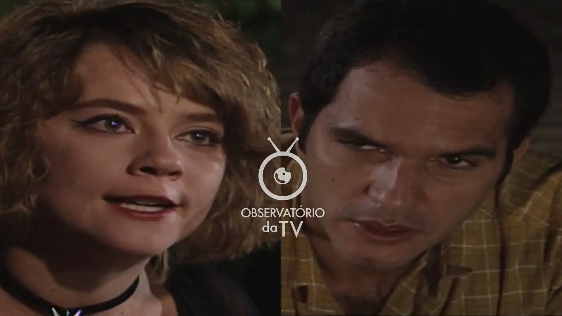 Malu (Vivianne Pasmanter) e Alaor (Humberto Martins) de Mulheres de Areia