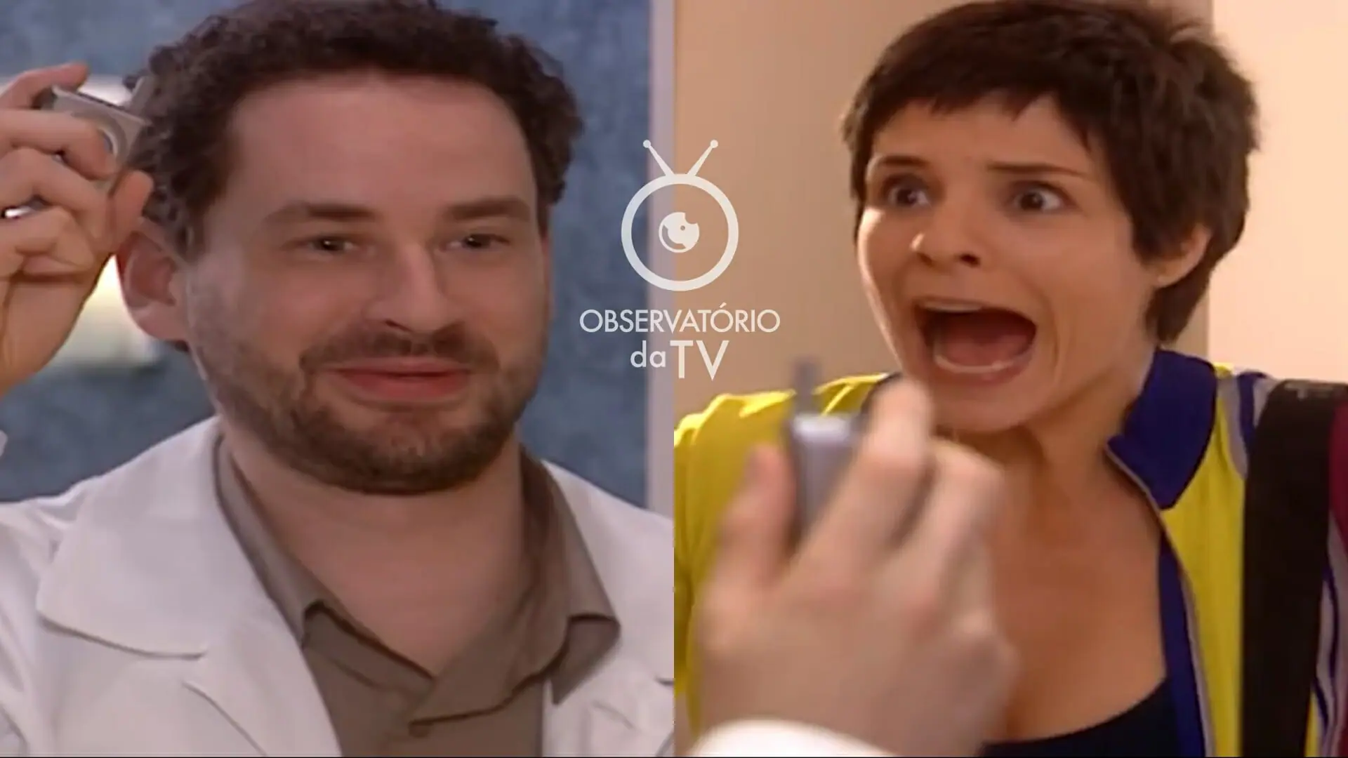 Marcos (Dan Stulbach) e Raquel (Helena Ranaldi) de Mulheres Apaixonadas