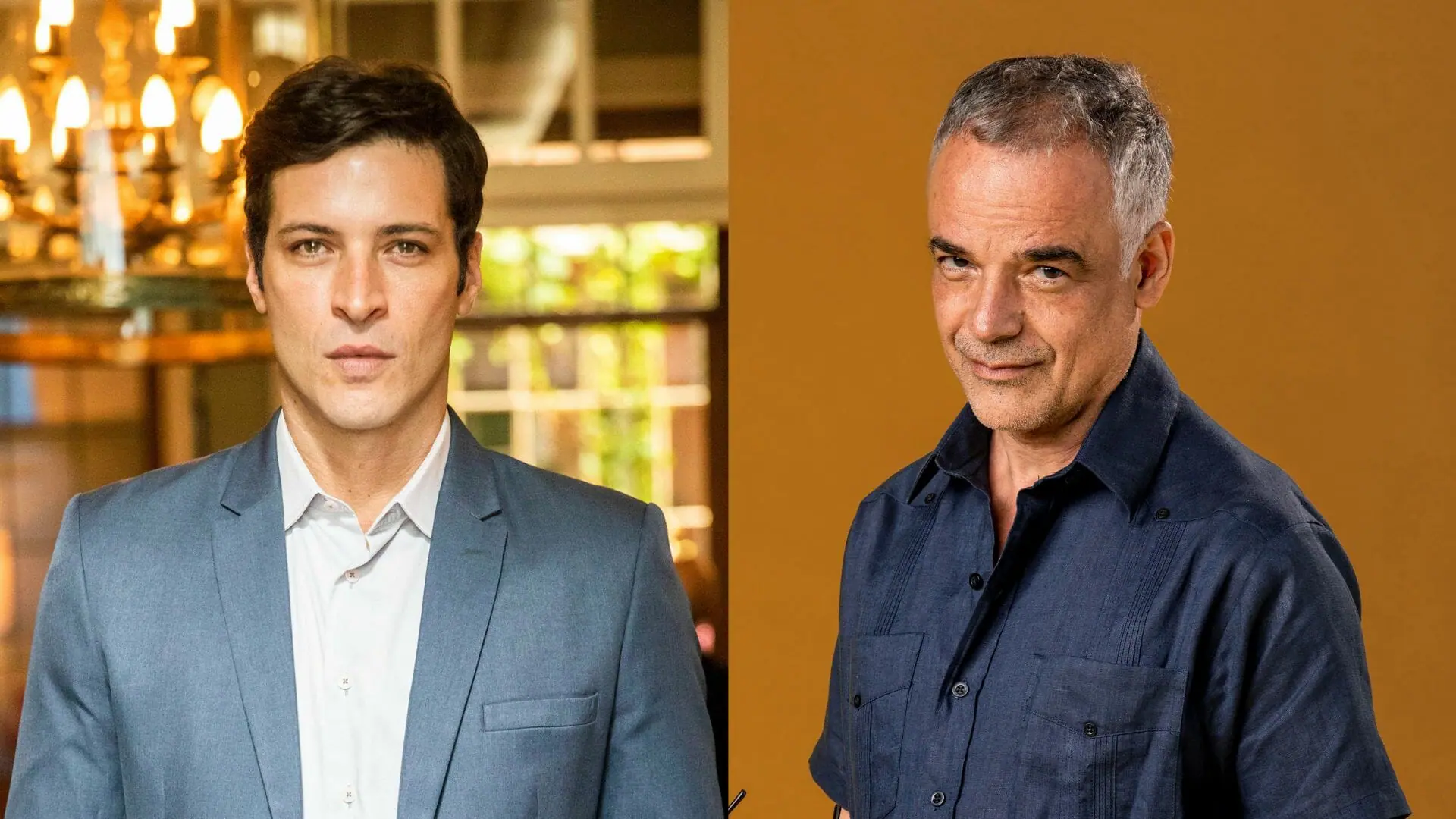 Marino (Leandro Lima) e Andrade (Ângelo Antônio) em Terra e Paixão