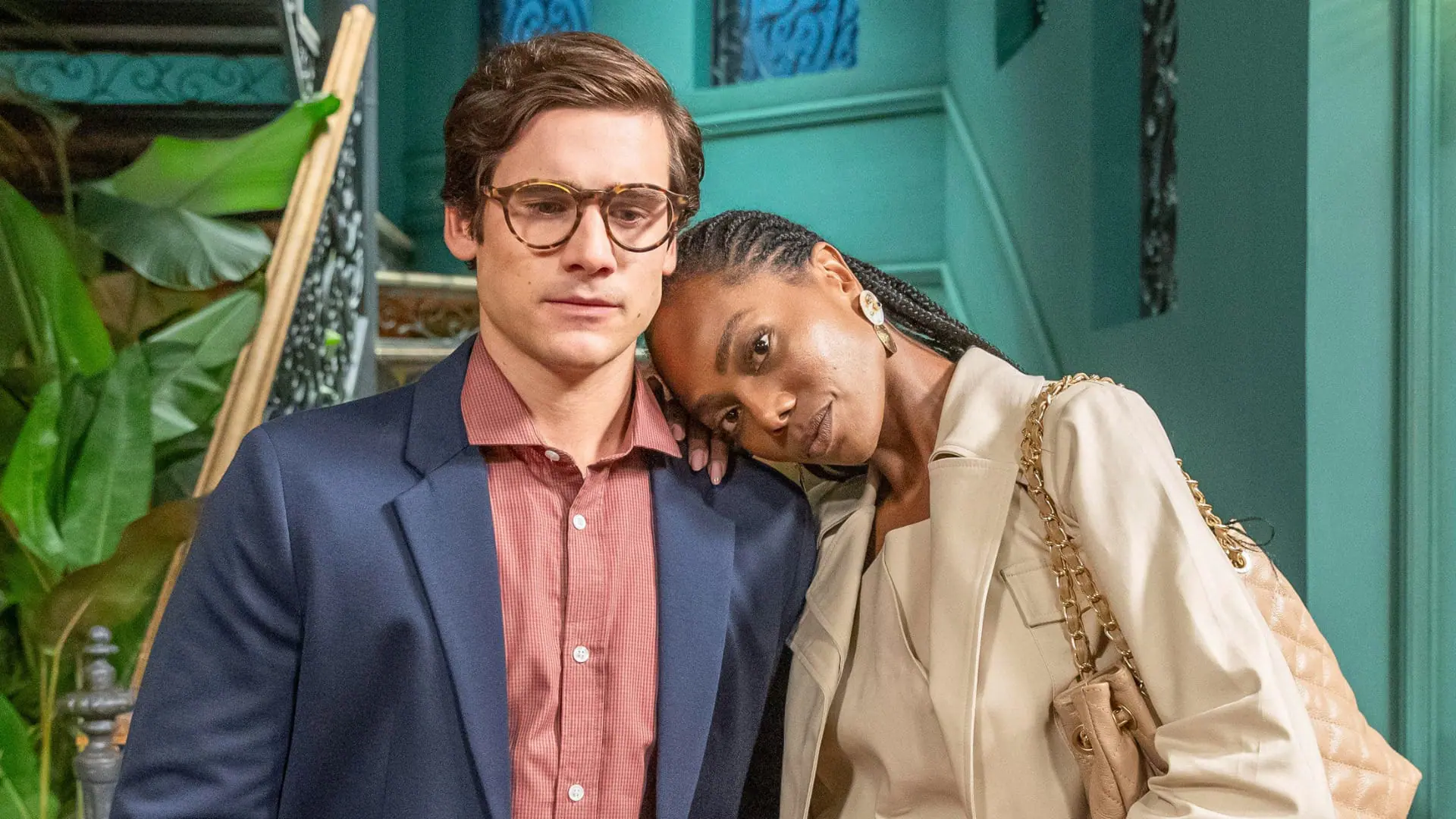 Miguel (Nicolas Prattes) e Olívia (Jessica Córes) em Fuzuê