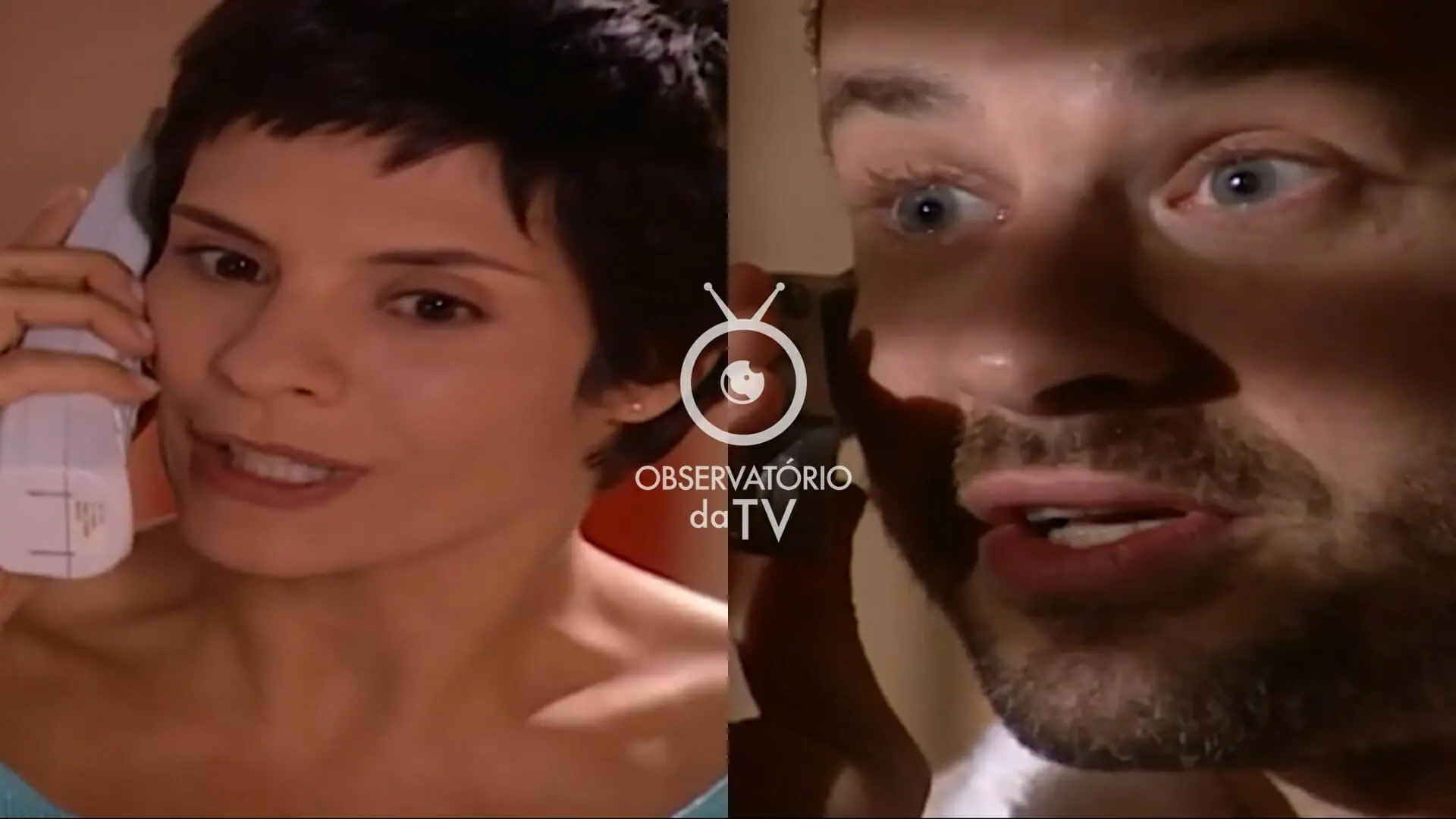 Raquel (Helena Ranaldi) e Marcos (Dan Stulbach) de Mulheres Apaixonadas