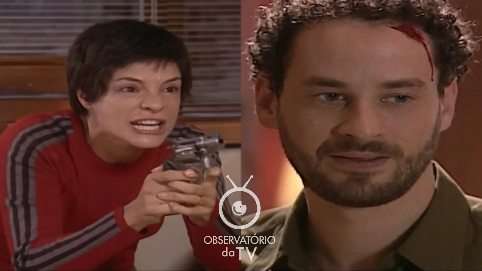 Raquel (Helena Ranaldi) e Marcos (Dan Stulbach) de Mulheres Apaixonadas