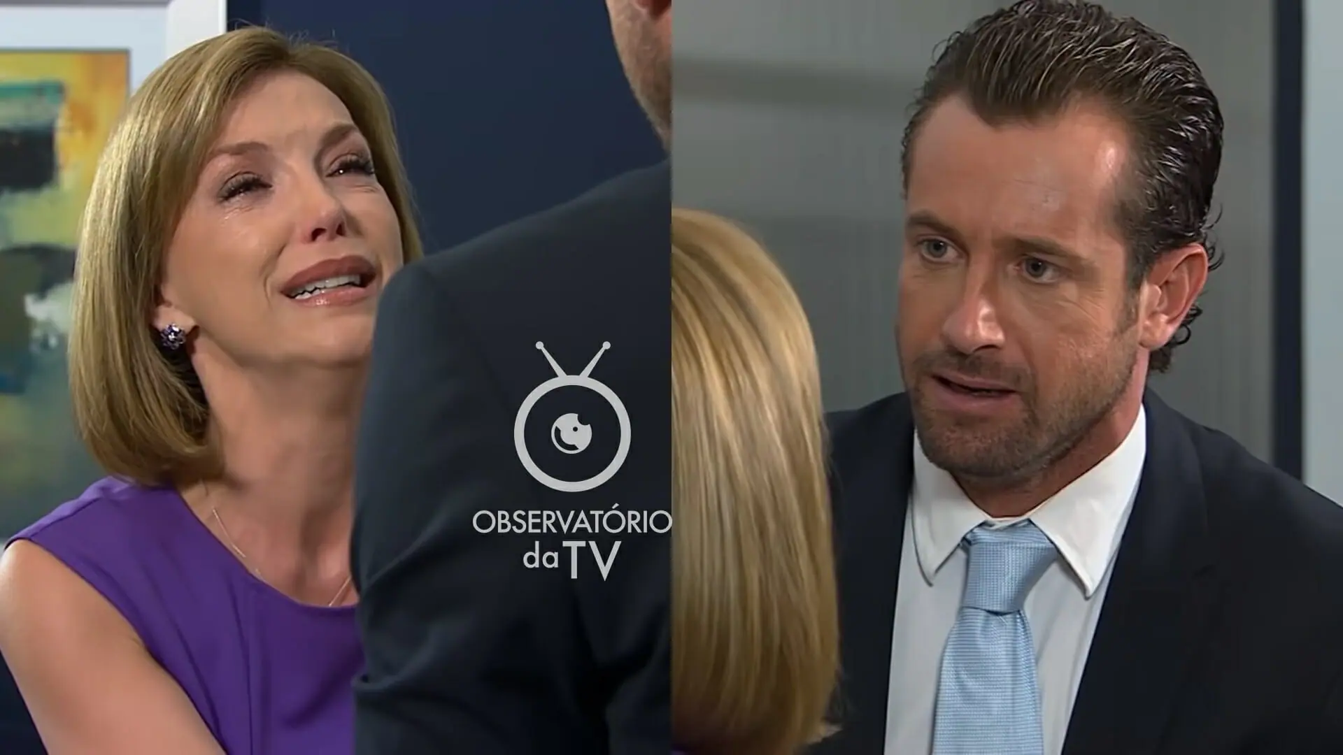 Roselena (Laura Flores) e Rodrigo (Gabriel Soto) de Um Refúgio para o Amor