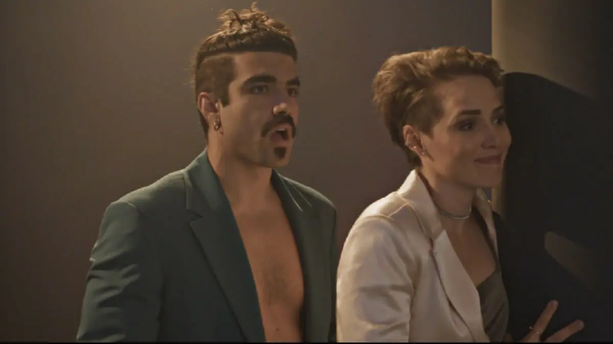 Pablo (Caio Castro) e Vanessa (Letícia Colin) de Todas as Flores