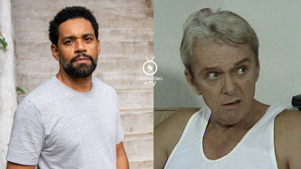 Wagner (César Mello) era Rubão (Ivan Cândido)
