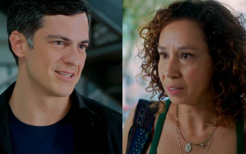 Jonas (Mateus Solano) e Adriana (Thalita Carauta) em Elas por Elas