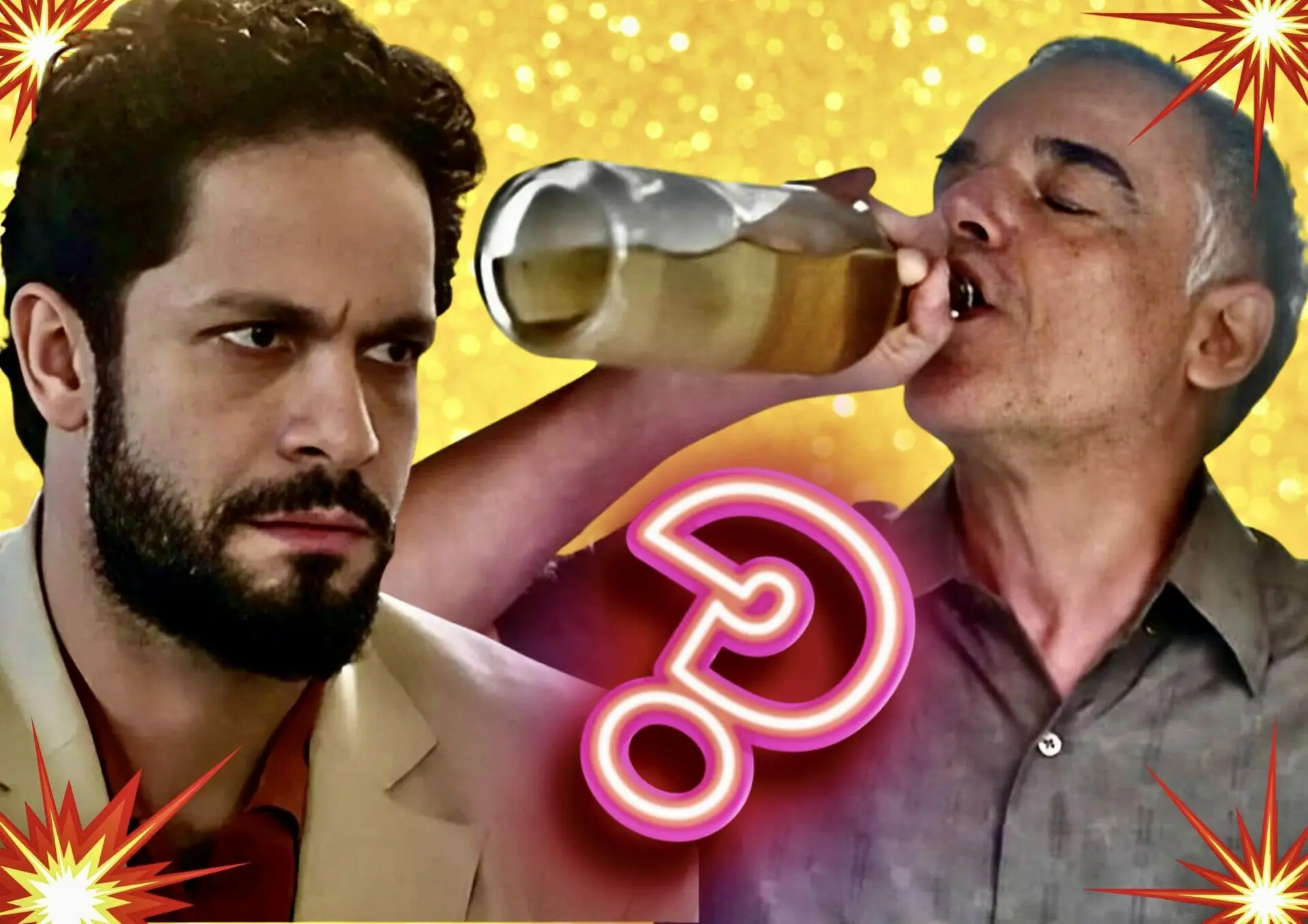 Luigi (Rainer Cadete) e Andrade (Ângelo Antônio) em Terra e Paixão