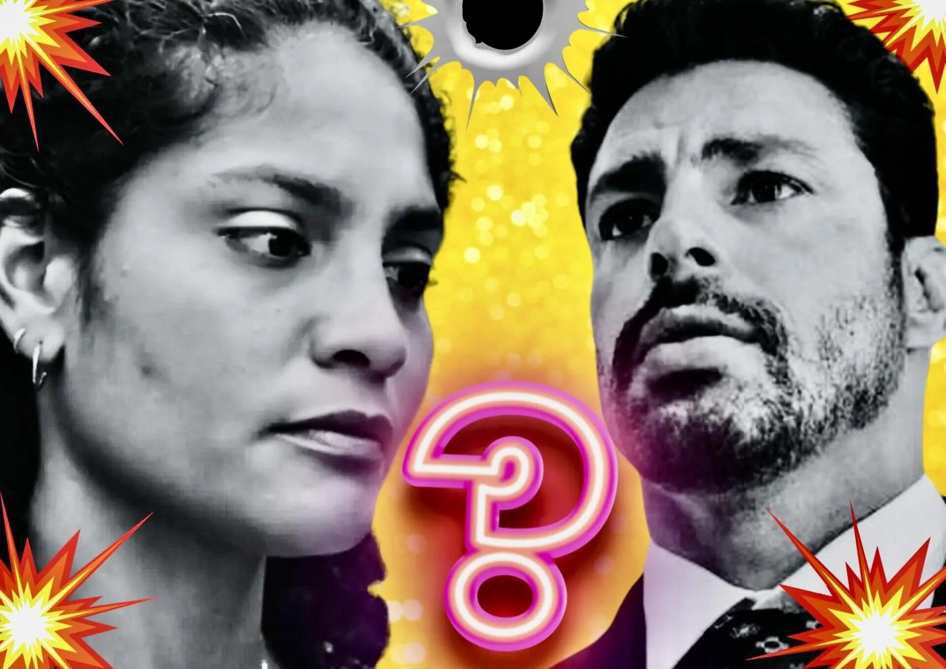 Aline (Barbara Reis) e Caio (Cauã Reymond) de Terra e Paixão