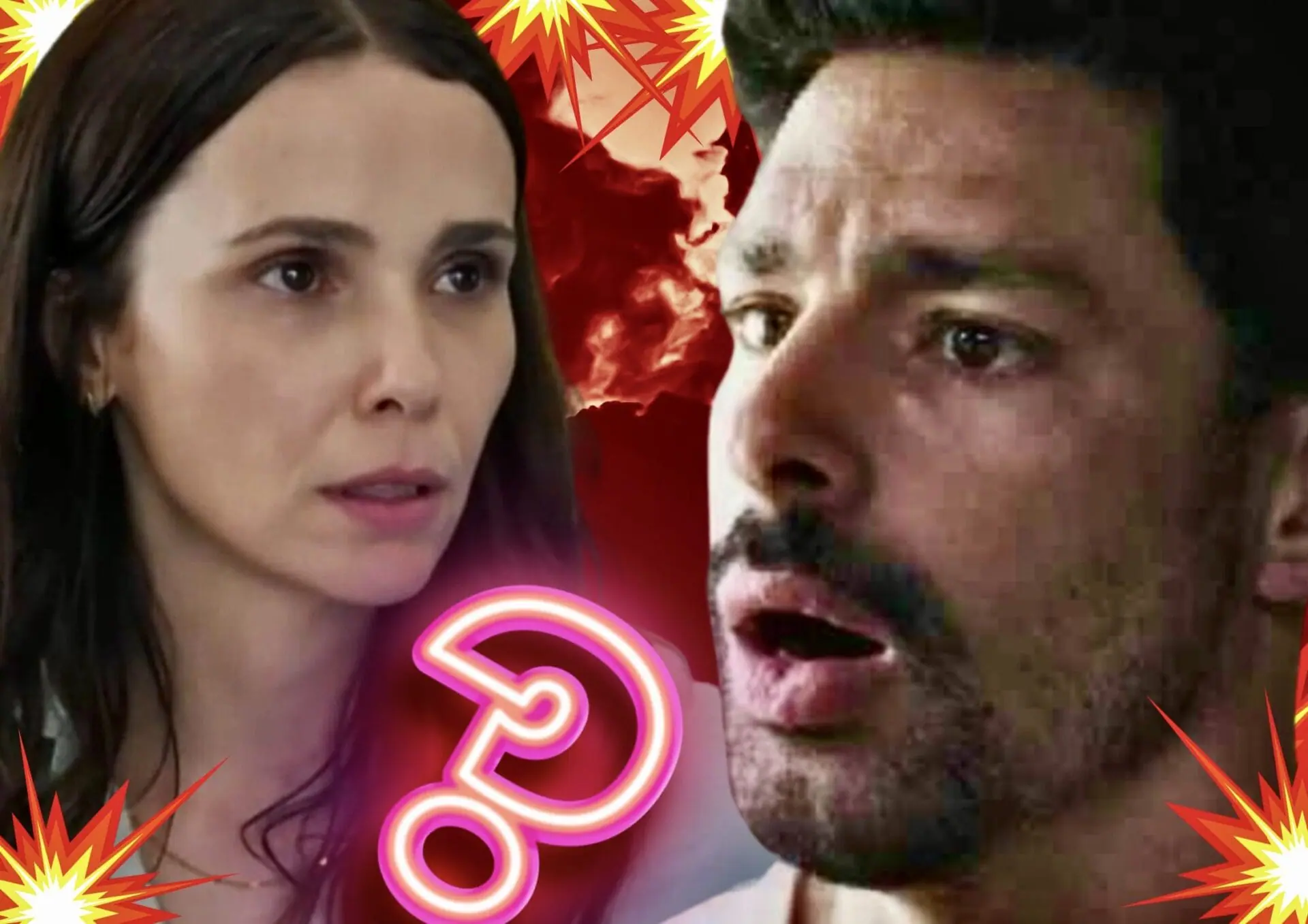 Lucinda (Débora Falabella) e Caio (Cauã Reymond) em Terra e Paixão