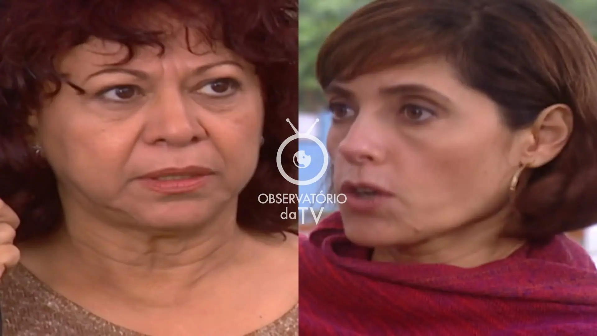 Inês (Manoelita Lustosa) e Helena (Christiane Torloni) de Mulheres Apaixonadas