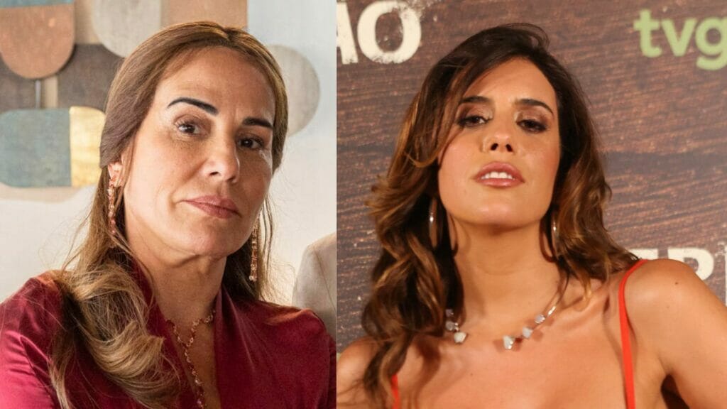 Irene (Glória Pires) e Graciara (Natalia Dal Molin) em Terra e Paixão