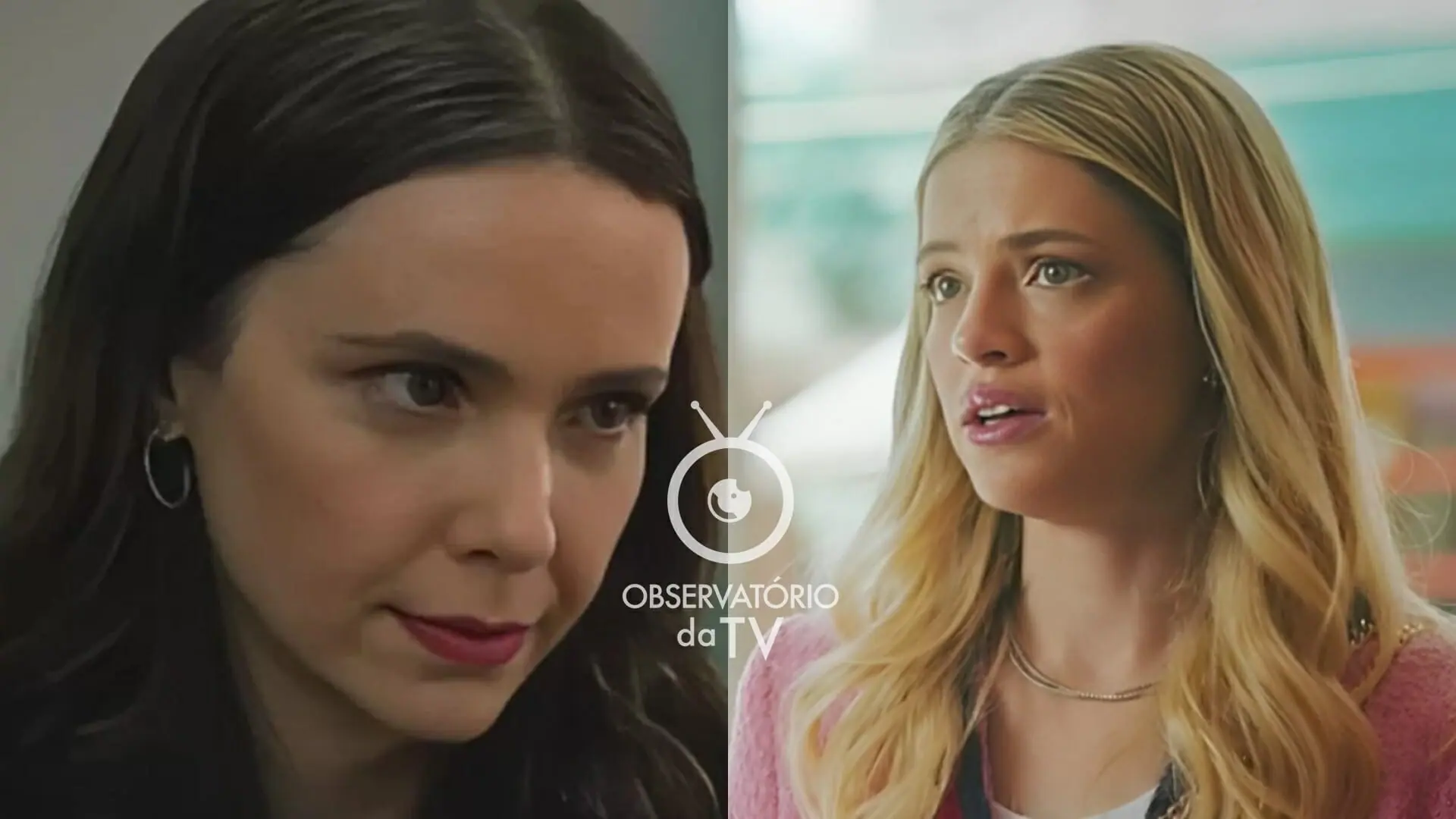 Lucinda (Débora Falabella) e Graça (Agatha Moreira) de Terra e Paixão