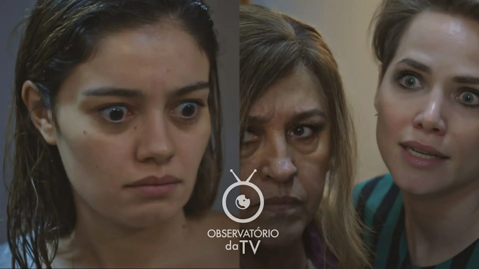 Maíra (Sophie Charlotte), Zoé (Regina Casé) e Vanessa (Letícia Colin) de Todas as Flores