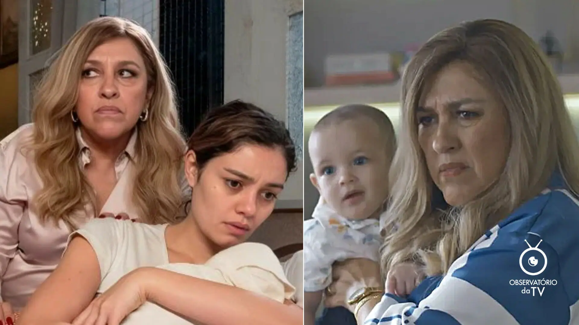 Maíra (Sophie Charlotte) e Zoé (Regina Casé) em Todas as Flores
