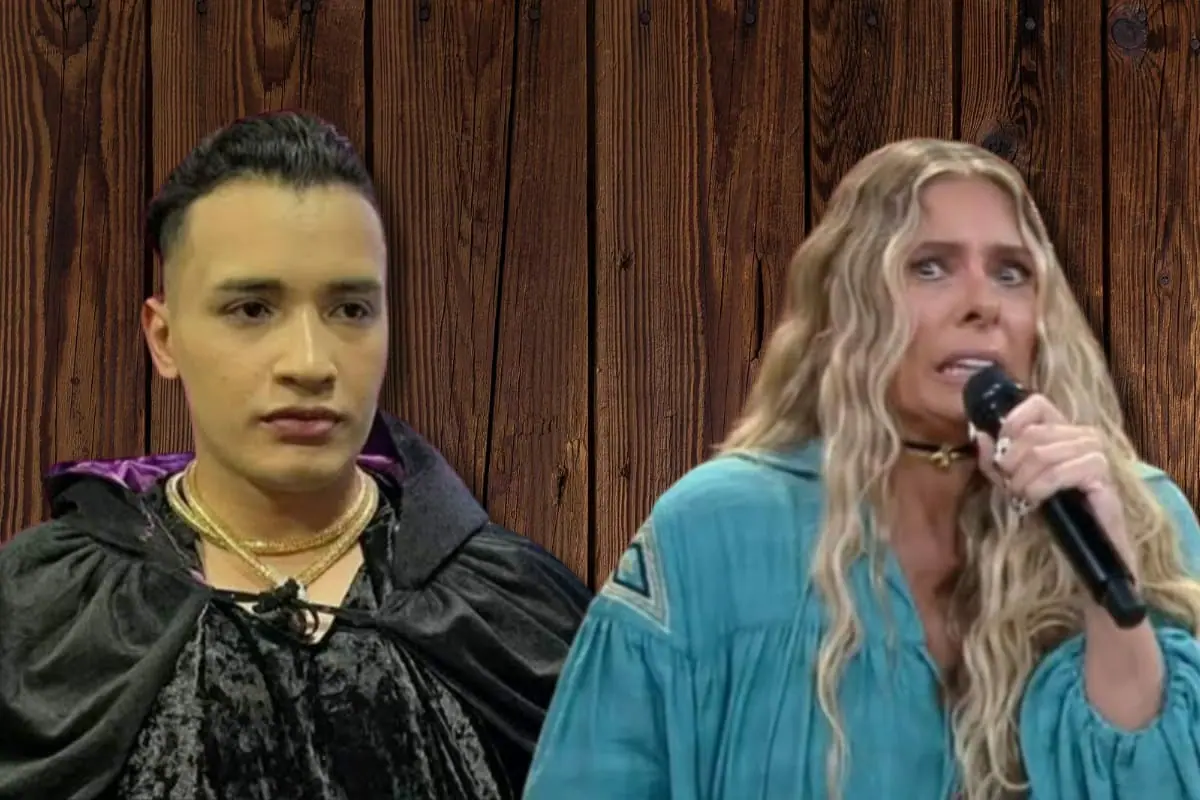 O vidente Bruxo Armando e Adriane Galisteu