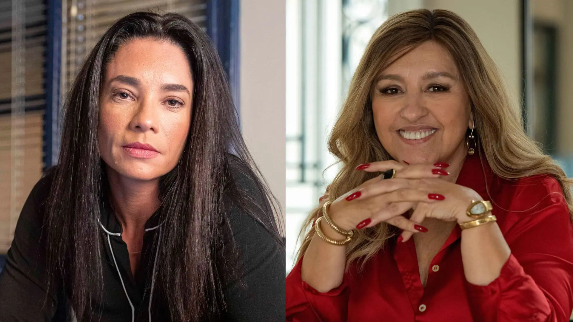 Teixeira (Amandha Lee) e Zoé (Regina Casé) em Todas as Flores