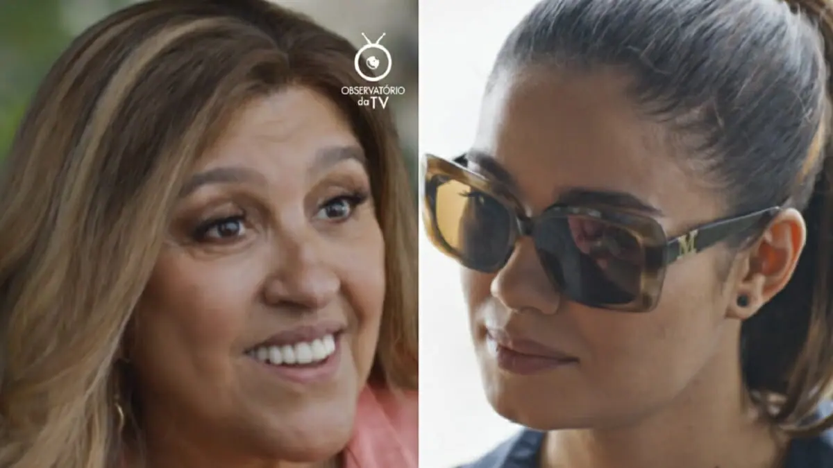 Zoé (Regina Casé) e Maíra (Sophie Charlotte) de Todas as Flores