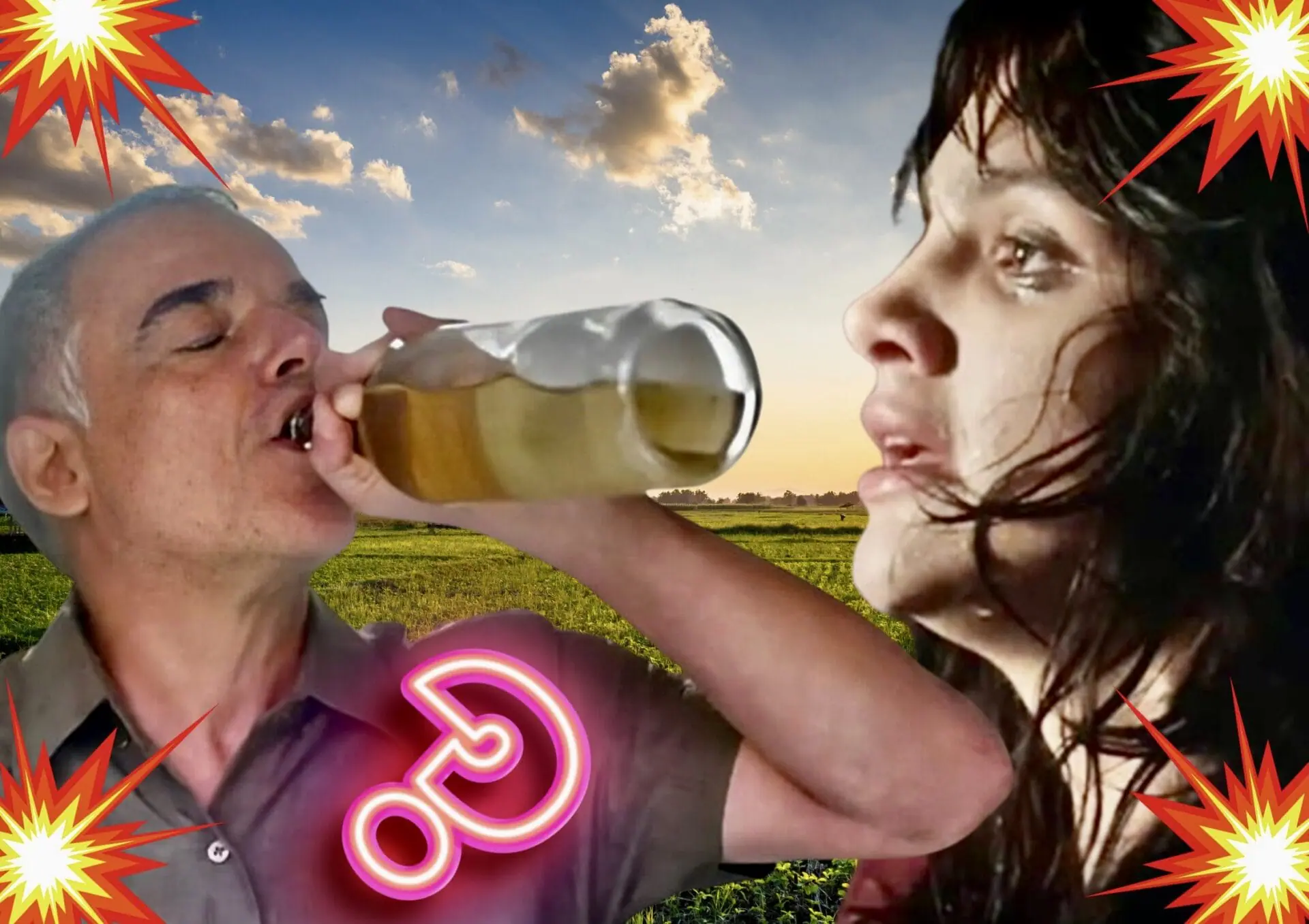 Petra (Débora Ozório) e Andrade (Ângelo Antônio) em Terra e Paixão