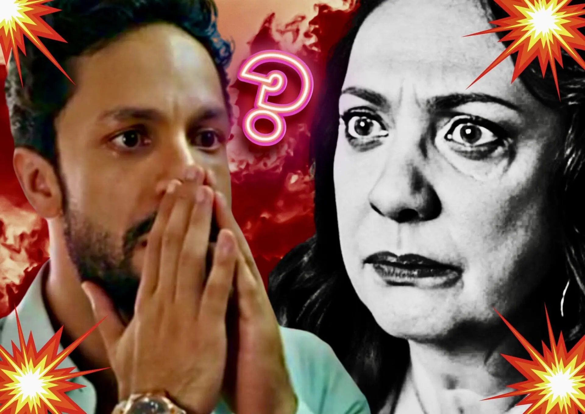 Luigi (Rainer Cadete) e Agatha (Eliane giardini) em Terra e Paixão