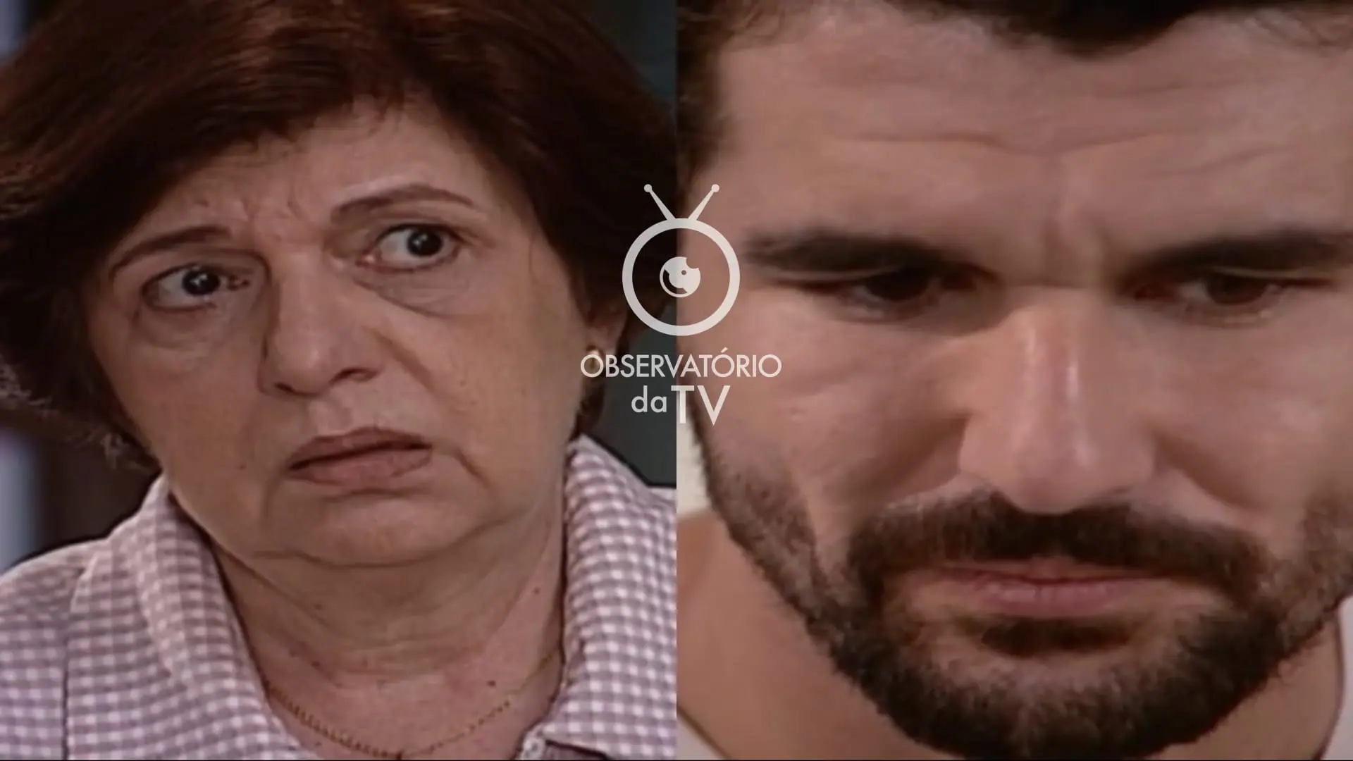Alzira (Walderez de Barros) e Pedro (Nicola Siri) de Mulheres Apaixonadas