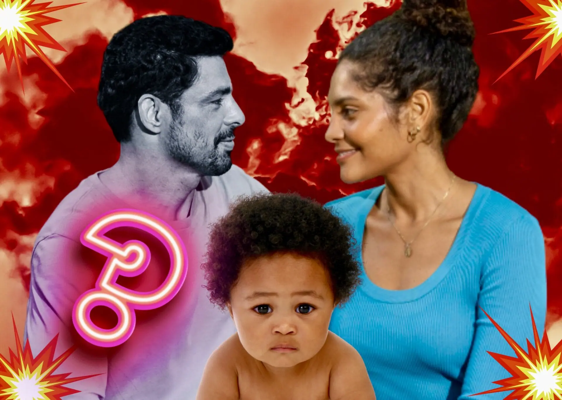 Aline (Barbara Reis) e Caio (Cauã Reymond) de Terra e Paixão