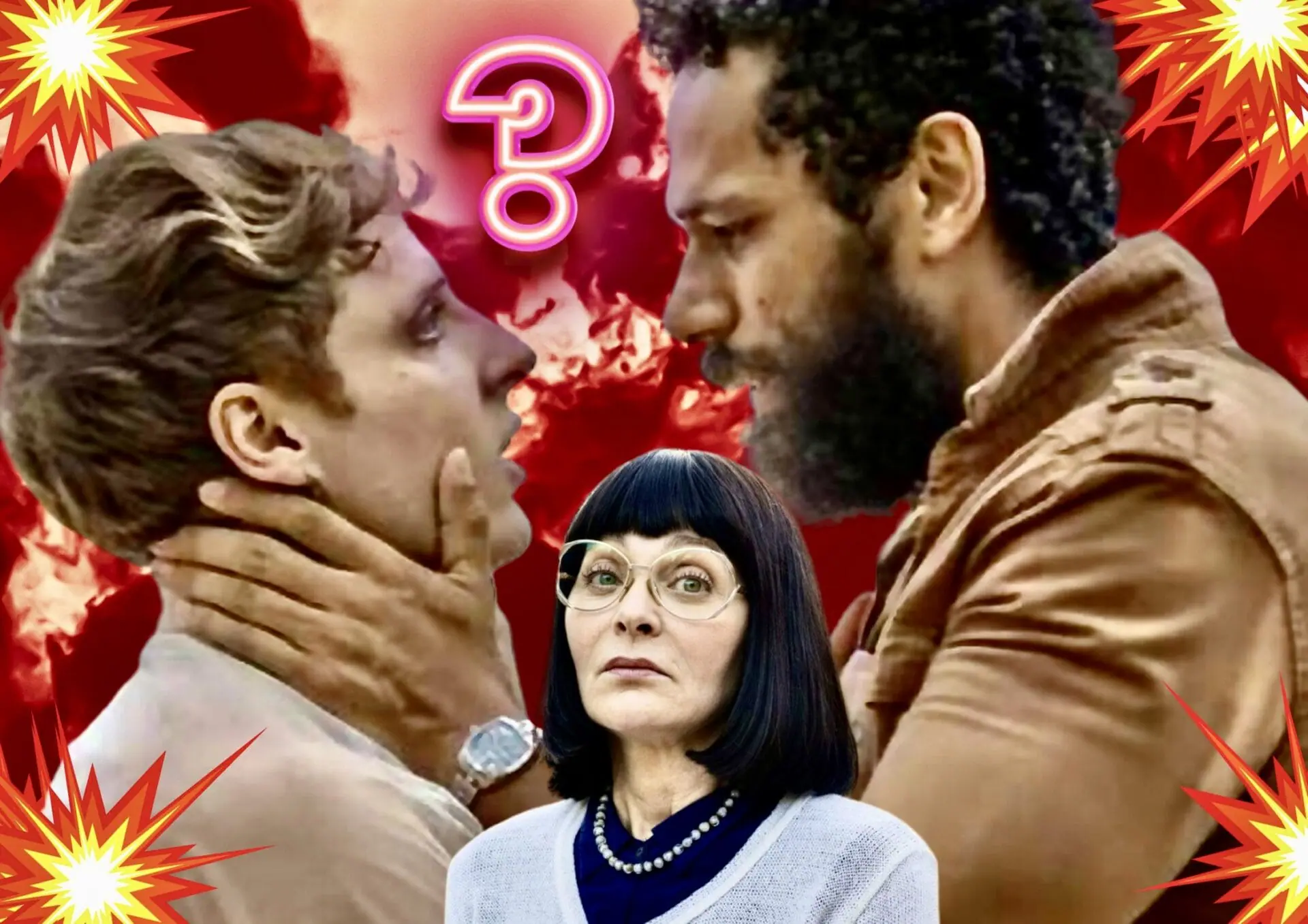 Ramiro (Amaury Lorenzo), Nice (Alexandra Richter) e Kelvin (Diego Martins) em Terra e Paixão