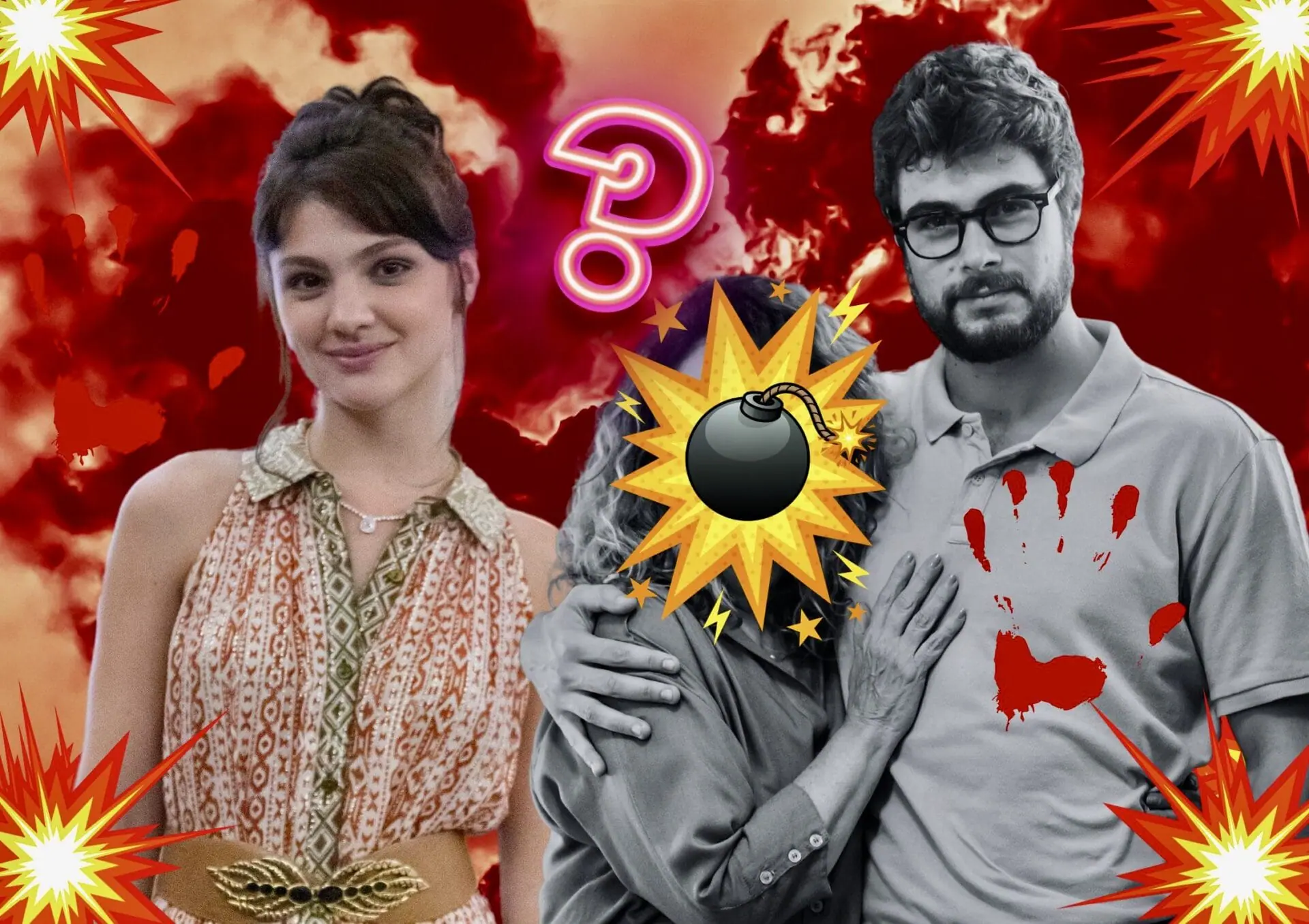 Agatha (Eliane Giardini), Hélio (Rafa Vitti) e Petra (Débora Ozório) em Terra e Paixão