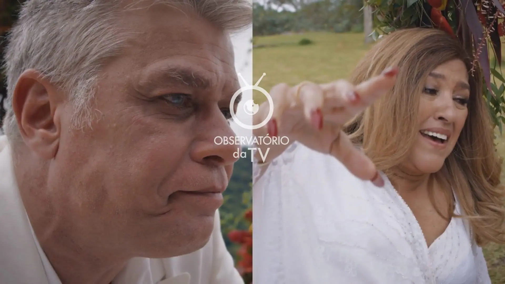 Humberto (Fábio Assunção) e Zoé (Regina Casé) de Todas as Flores