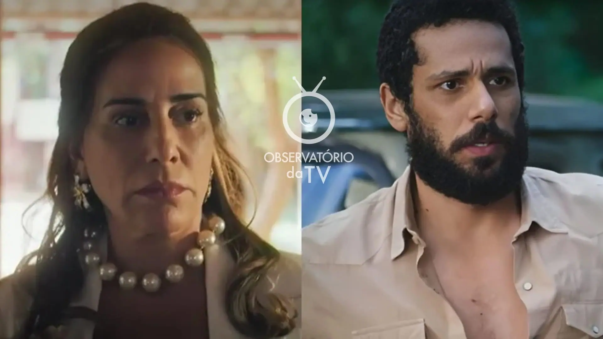 Irene (Gloria Pires) e Ramiro (Amaury Lorenzo) de Terra e Paixão