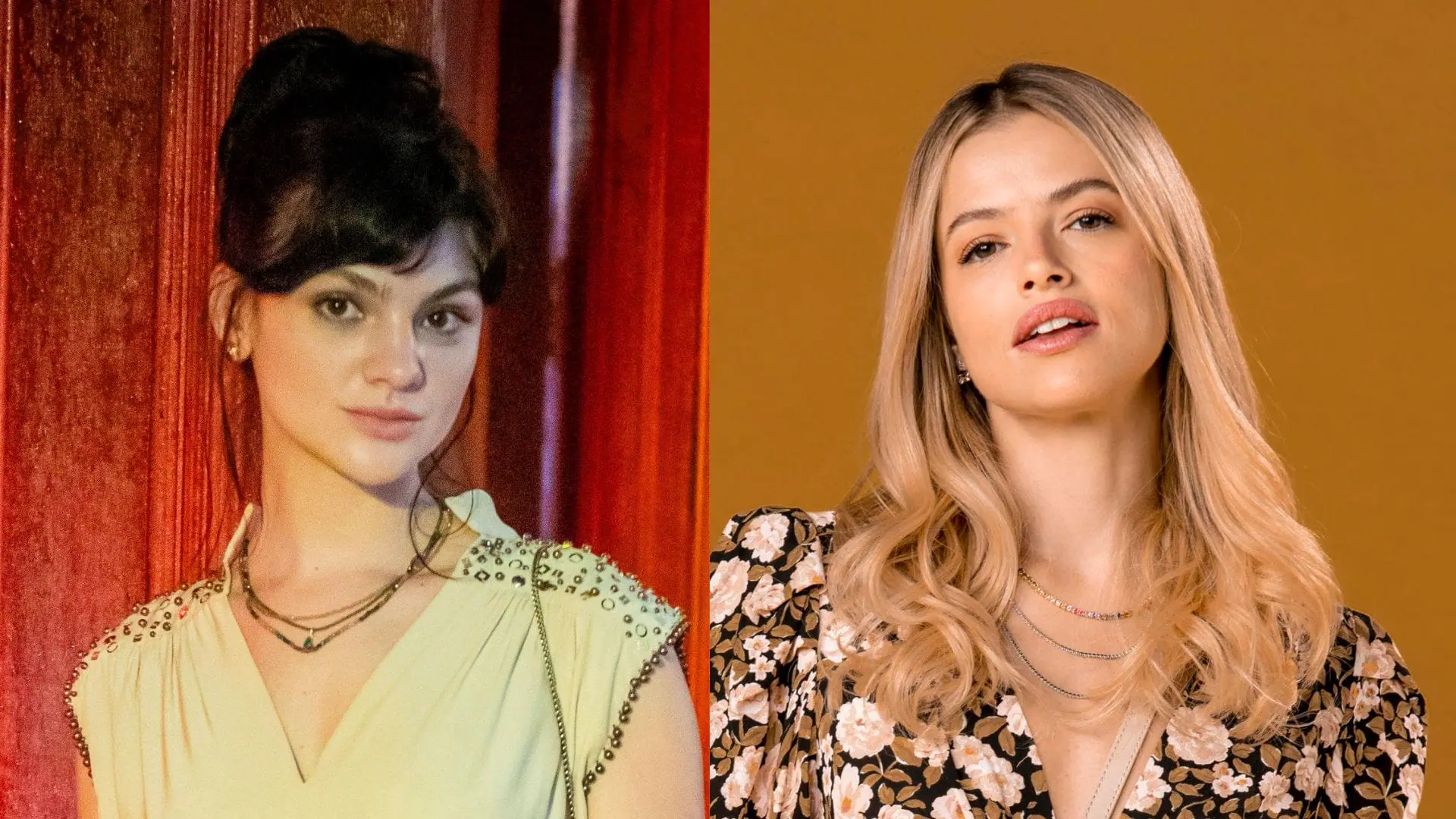 Petra (Debora Ozório) e Graça (Agatha Moreira) em Terra e Paixão