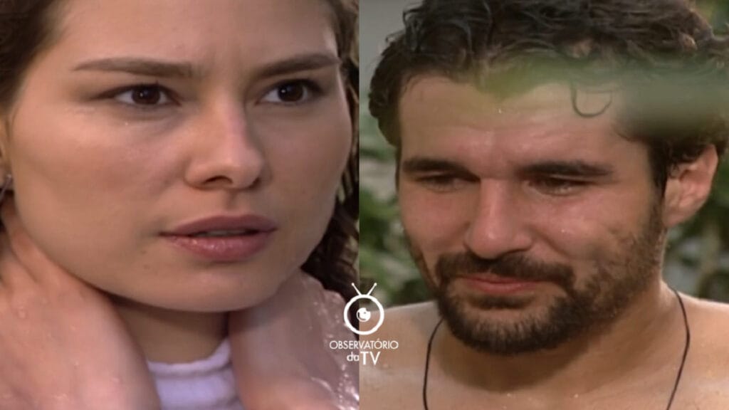 Estela (Lavínia Vlasak) e Pedro (Nicola Siri) de Mulheres Apaixonadas