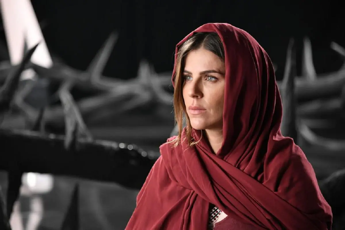 A atriz Maria Fernanda Yepes, que vive o papel-título da novela mexicana Maria Madalena