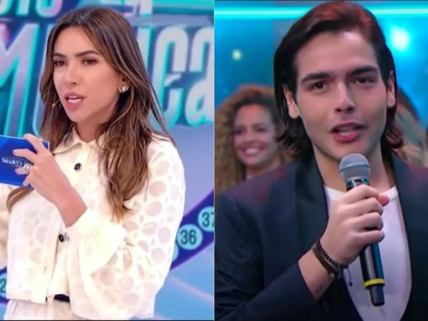 Patrícia Abravanel e João Silva(Divulgação/Montagem)