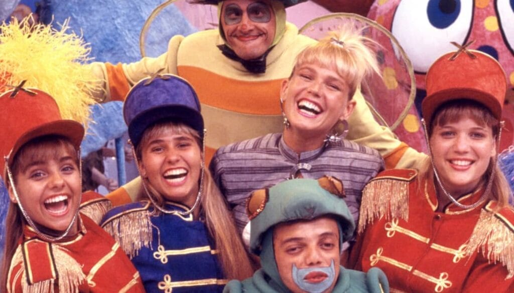 Xuxa e as paquitas no Xou da Xuxa