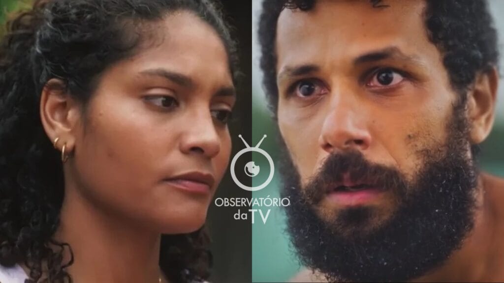 Aline (Barbara Reis) e Ramiro (Amaury Lorenzo) de Terra e Paixão